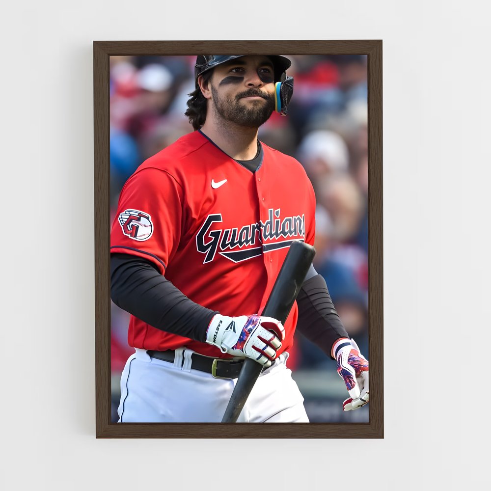 Poster Le Barbu des Guardians – affiche Baseball (vue 5)